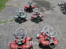Lot of (5) ELKHART 3-INLET DECK GUNS MONITORS