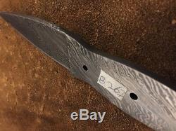 Lot of 5 Handmade Pattern Welded Damascus Steel Blade Blank-Sgian Dubh-B267