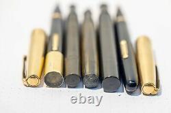 Lot of 5 Vintage pens, 14k nibs, need work, Waterman 56, 52, gorgeous celluloid