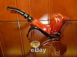 Lot of 5 unsmoked Eric Nording tobacco smoking pipes, freehands