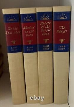 Lot of 64 Zane Grey 1950s Walter J Black Western Collection Very good rice paper