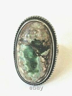 Lot of 9 Old Pawn Sterling Turquoise Petrified Wood Agate Mexican Navajo Rings