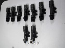 Lot of 9 Surefire Lights with Rail Mounts