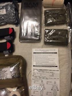 Lot of TWO Chinook Medical Tactical Medical Kit Combat Lifesaver Trauma IFAK