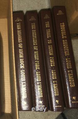 Louis LAmour Collection Leatherette Complete Set 121 Vol. Very Good FRONTIER
