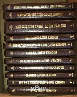 Louis LAmour Collection Leatherette Complete Set 122 Books Good Condition