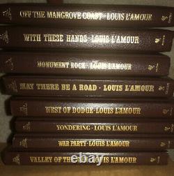 Louis LAmour Collection Leatherette Near Set 120 Good Used Condition Sackett