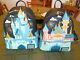 Loungefly Disney Castle Mini Backpack Set Of Two Disneyland Disney World New