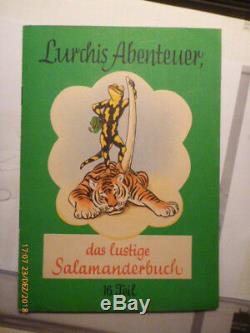Lurchis Abenteuer das lustige Salamanderbuch ERSTAUSGABE 1962
