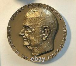 Lyndon Johnson 1965 Orig. Presidential Scholar Award In Presentational Box