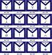 Masonic Blue Lodge Officers Aprons Hand Embroidered Set Of 11 Apron (bloas-11)