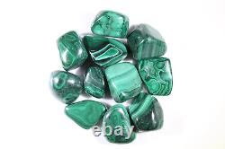 Malachite Tumbled Gemstones from South Africa Bulk Wholesale Options 1 LB