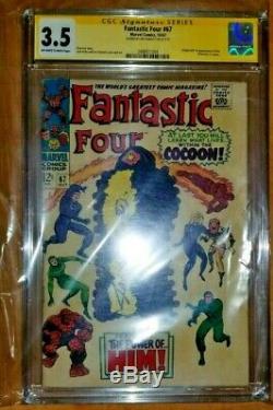 Marvel Comics Fantastic Four 66 67 Warlock 1 1st App LOT CGC SS JOE SINNOTT