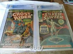 Marvel Spotlight issue #5 and Silver Surfer issue #1 both 8.0 PGX