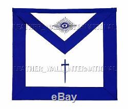 Masonic Blue Lodge Officers Aprons Hand Embroidered Set Of 11 Apron
