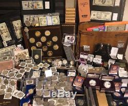 Massive Coin collection Key Dates 1800's 1900's Gold coins Lots of Silver & Gold