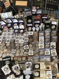 Massive Coin collection Key Dates 1800's 1900's Gold coins Lots of Silver & Gold