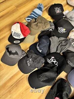 Massive Hat Lot Of 100 Snapbacks Caps Reseller Wholesale Collection Beanies