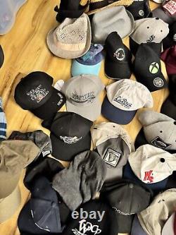 Massive Hat Lot Of 100 Snapbacks Caps Reseller Wholesale Collection Beanies