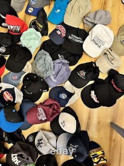 Massive Hat Lot Of 100 Snapbacks Caps Reseller Wholesale Collection Beanies