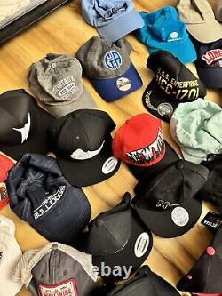 Massive Hat Lot Of 100 Snapbacks Caps Reseller Wholesale Collection Beanies