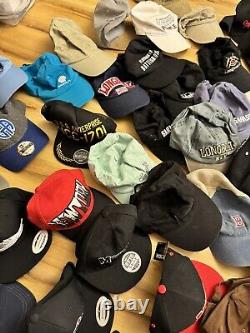 Massive Hat Lot Of 100 Snapbacks Caps Reseller Wholesale Collection Beanies