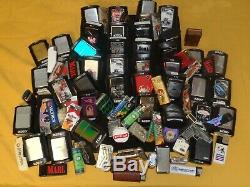 Massive Lot of Vintage And Assorted Zippo Lighters, 1700 Items! Showcases & More