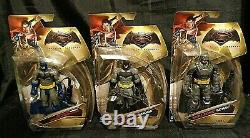Mattel Batman V Superman Ultimate Batcave Playset Action Figure Batmobile Lot