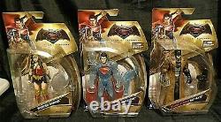 Mattel Batman V Superman Ultimate Batcave Playset Action Figure Batmobile Lot