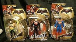 Mattel Batman V Superman Ultimate Batcave Playset Action Figure Batmobile Lot