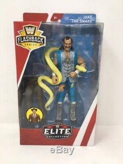 Mattel Wwe Flashback Series Elite Collection Jake The Snake Ricky Steamboat