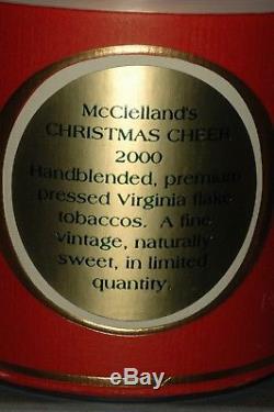McClelland Christmas Cheer 1999, 2000, 2001 AND 2002 VINTAGES 4 UNOPENED TINS