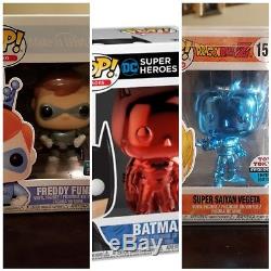 Metallic, Chrome, and Limited Exclusives Funko Pop Lot