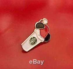 Mickey Starbucks Cup Pins, 28 characters, disney starbucks, disney pins