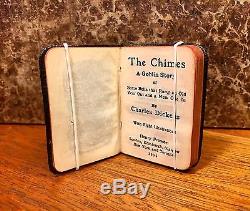 Miniature Antique Book Collection Housed In 19th Century Book Box, 50+ Titles