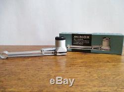 Minox B Mini Camera with Collection of Attachments Tripod Viewfinder View Cutter