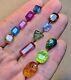 Mixed Gemstones Wholesale Lot, Flat Gemstones, Quality Gemstones Mixed Lot, Set Of