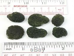 Moldavite natural selected pieces wholesale lot 6PCS! 26.72g #MOLD3497