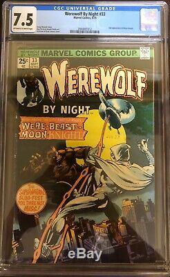 Moon Knight! Werewolf By Night 32 4.5 WWBN 33 7.5 Marvel Spotlight 28 9.2 & more