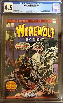 Moon Knight! Werewolf By Night 32 4.5 WWBN 33 7.5 Marvel Spotlight 28 9.2 & more