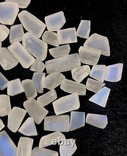 Moonstone Facet Grade Rough Faceting Crystals lot from Tanzania 230ct