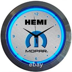 Mopar Hemi 426 Neon clock signs wholesale lot of 5 Collection Chrysler racing