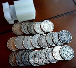 Morgan Silver Dollar Mixed Date/Mints 20 US Coin Roll Collectible Investment