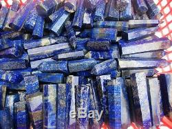 NATURAL Lapis lazuli QUARTZ CRYSTAL11lb WAND POINT HEALING WHOLESALE