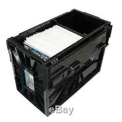 NEW (5) BCW Short Comic Book Box Storage Bin Plastic Stackable Strong Durable