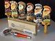 New 7 Shock Top Beer Tap Handle Lot Pretzel Apple Raspberry Chocolate Honey Bar