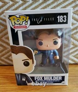 NEW In Box! Funko Pop LOT! THE X-FILES Mulder, Scully, Smoking Man & Alien HTF