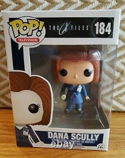 NEW In Box! Funko Pop LOT! THE X-FILES Mulder, Scully, Smoking Man & Alien HTF