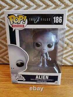 NEW In Box! Funko Pop LOT! THE X-FILES Mulder, Scully, Smoking Man & Alien HTF