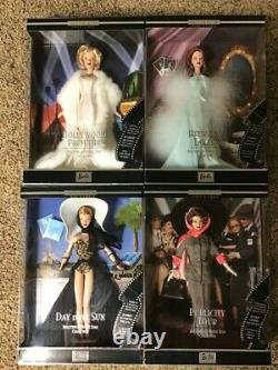 NEW! Lot of Four (4) Barbie HOLLYWOOD MOVIE STAR COLLECTION NRFB Ships FREE